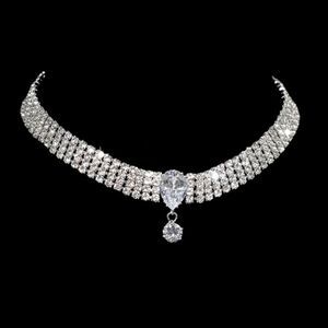 Rhinestone Chocker Necklace